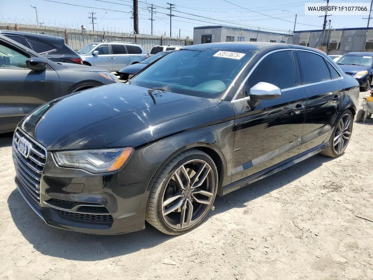 2015 Audi S3 Premium Plus VIN: WAUBFGFF1F1077066 Lot: 63513675