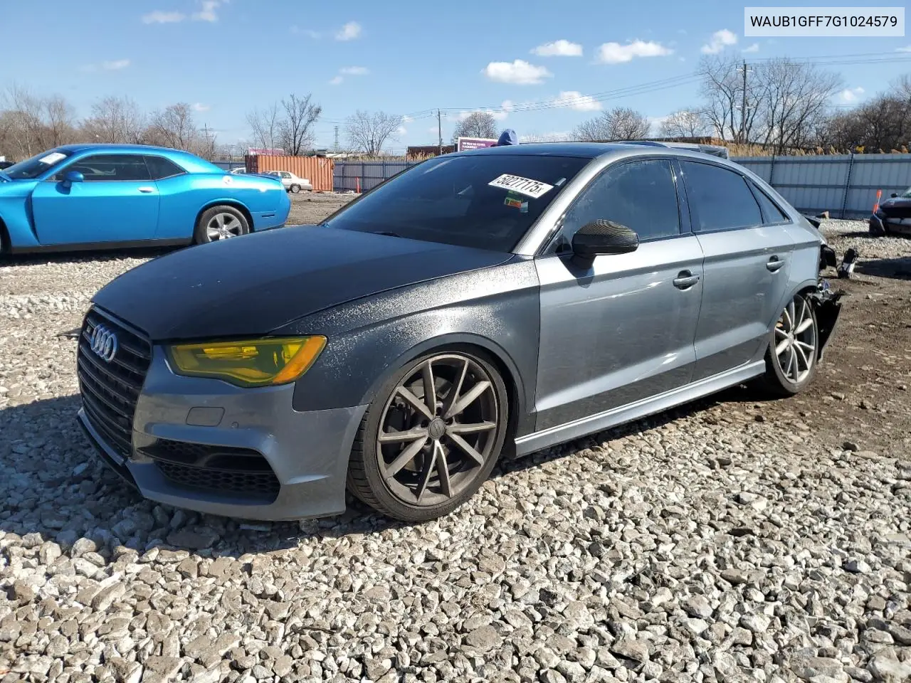 2016 Audi S3 Premium Plus VIN: WAUB1GFF7G1024579 Lot: 50277175