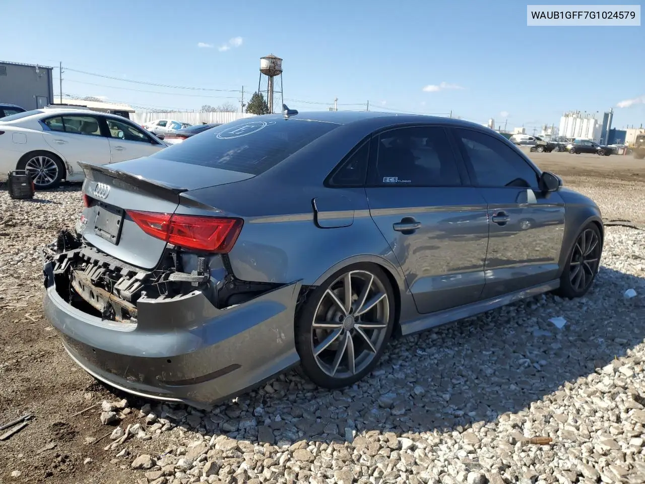2016 Audi S3 Premium Plus VIN: WAUB1GFF7G1024579 Lot: 50277175