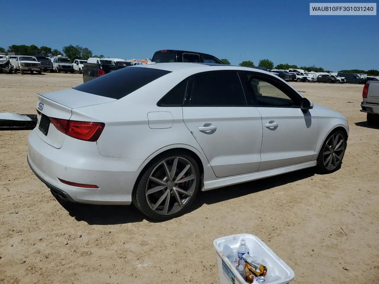 2016 Audi S3 Premium Plus VIN: WAUB1GFF3G1031240 Lot: 51799815