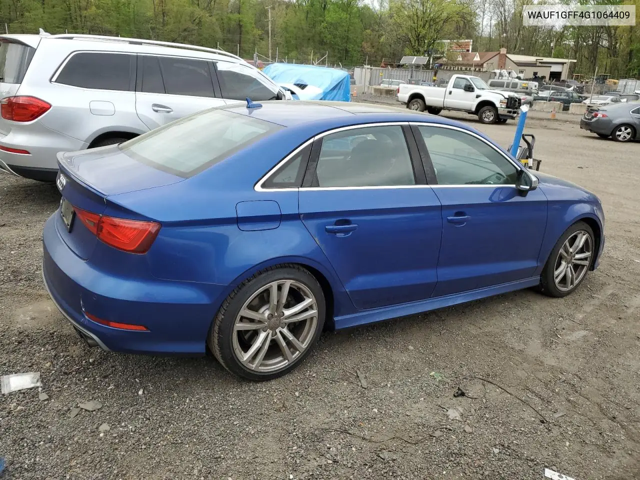 2016 Audi S3 Prestige VIN: WAUF1GFF4G1064409 Lot: 53880545