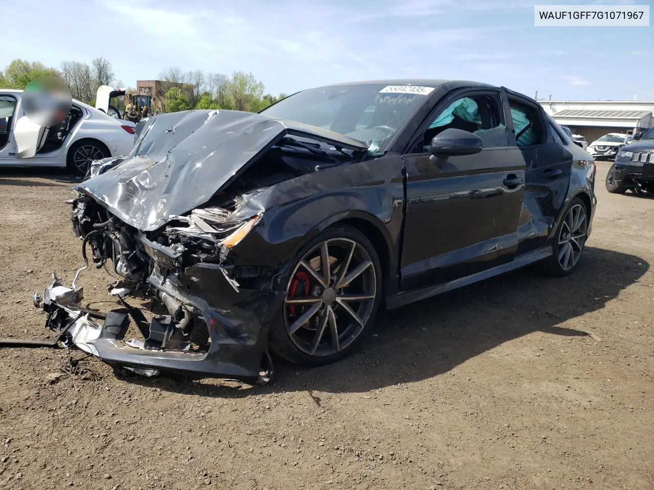 2016 Audi S3 Prestige VIN: WAUF1GFF7G1071967 Lot: 55042435