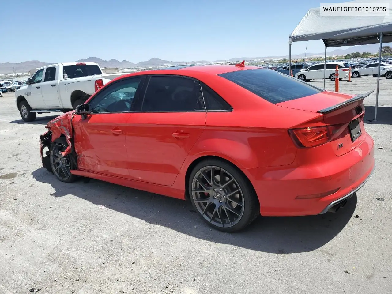 2016 Audi S3 Prestige VIN: WAUF1GFF3G1016755 Lot: 56067375