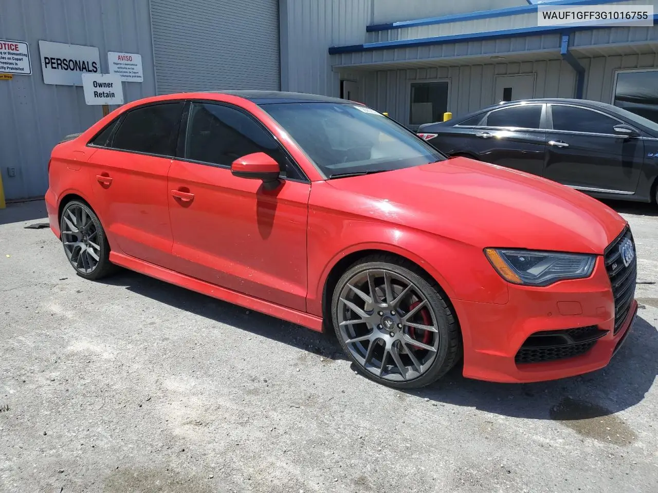 2016 Audi S3 Prestige VIN: WAUF1GFF3G1016755 Lot: 56067375
