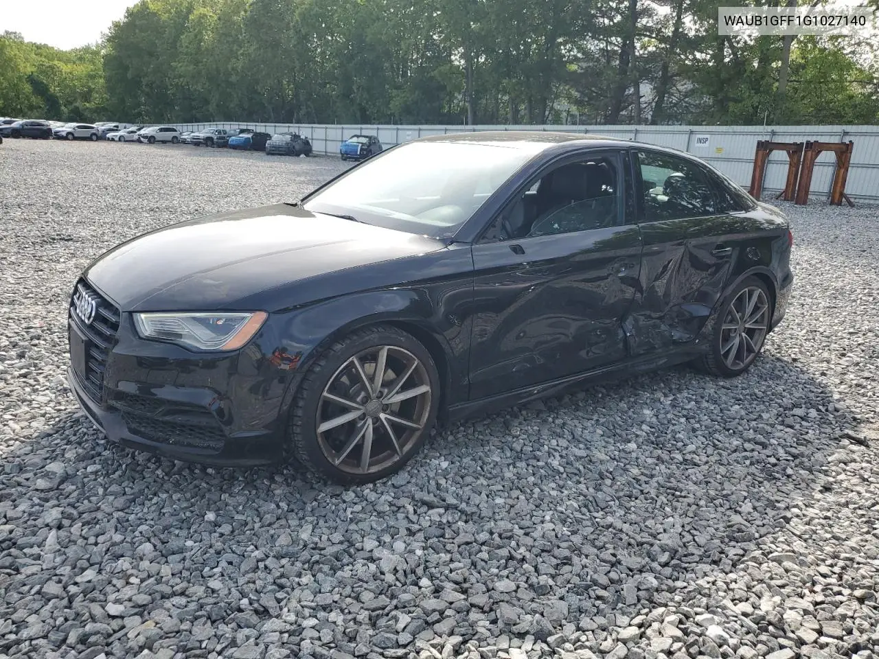 2016 Audi S3 Premium Plus VIN: WAUB1GFF1G1027140 Lot: 58362695