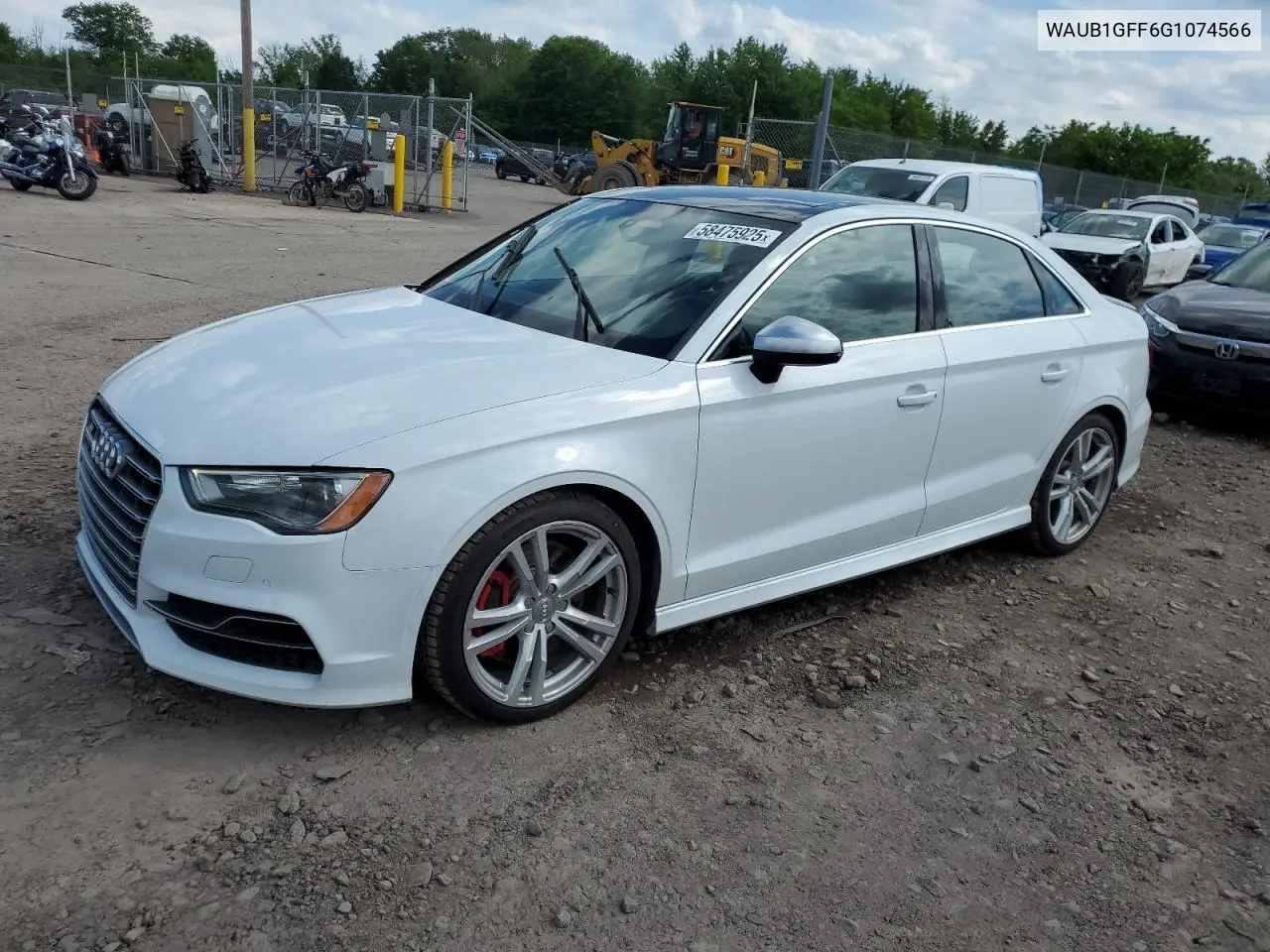 2016 Audi S3 Premium Plus VIN: WAUB1GFF6G1074566 Lot: 58475925