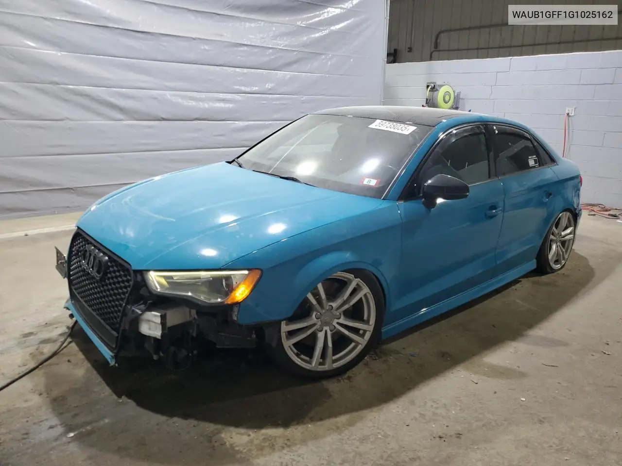 2016 Audi S3 Premium Plus VIN: WAUB1GFF1G1025162 Lot: 59738035