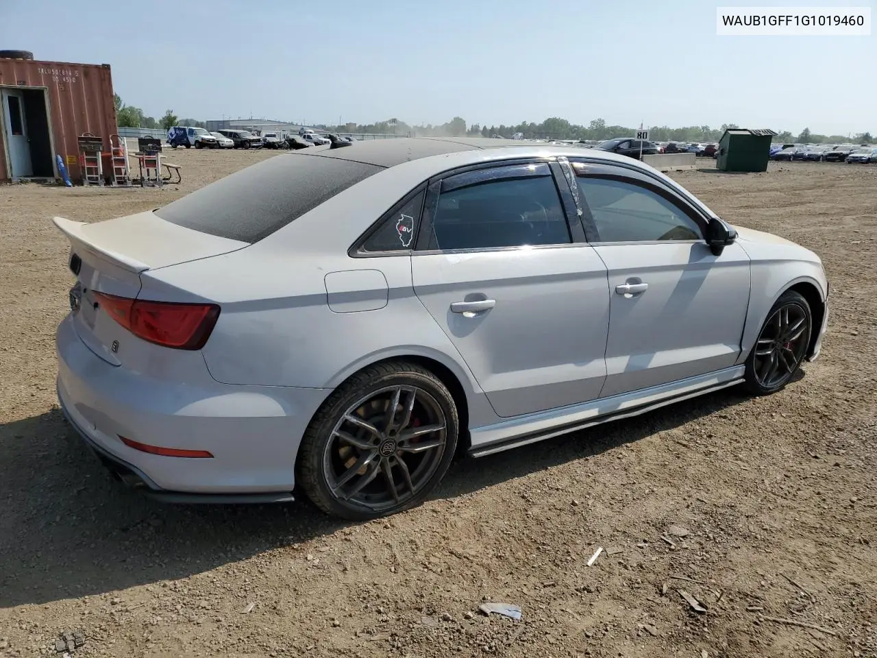 2016 Audi S3 Premium Plus VIN: WAUB1GFF1G1019460 Lot: 60637315
