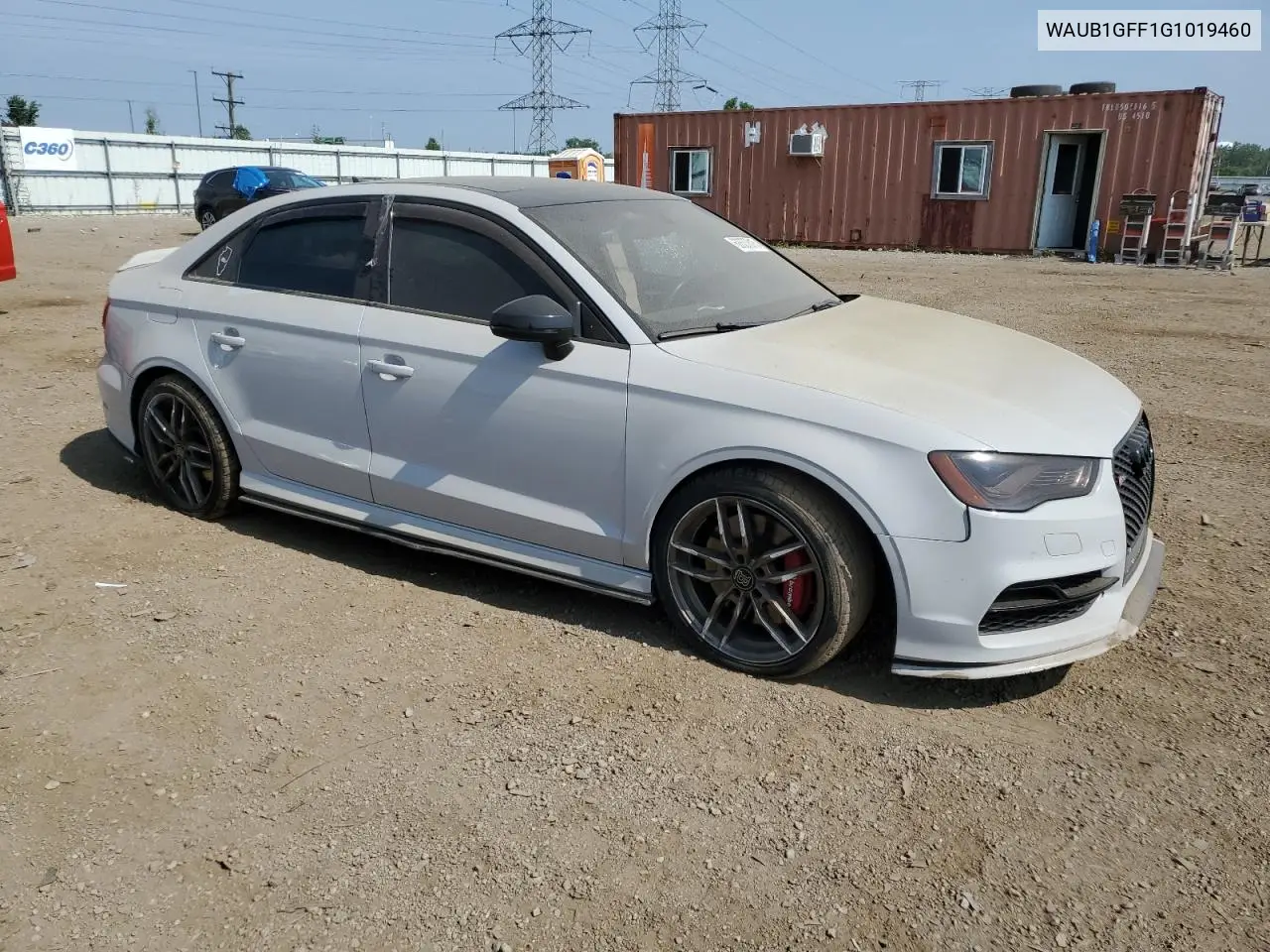 2016 Audi S3 Premium Plus VIN: WAUB1GFF1G1019460 Lot: 60637315