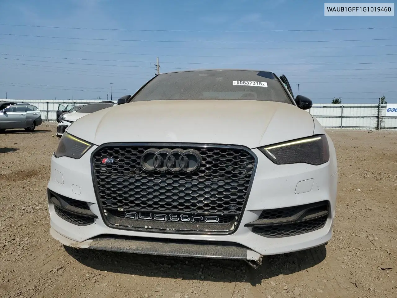 2016 Audi S3 Premium Plus VIN: WAUB1GFF1G1019460 Lot: 60637315
