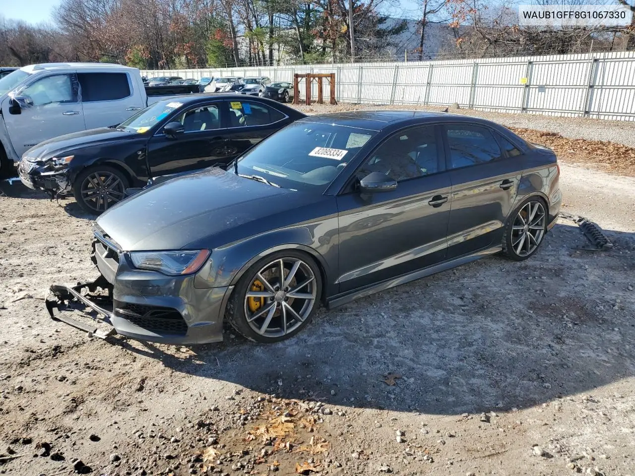 2016 Audi S3 Premium Plus VIN: WAUB1GFF8G1067330 Lot: 82095334