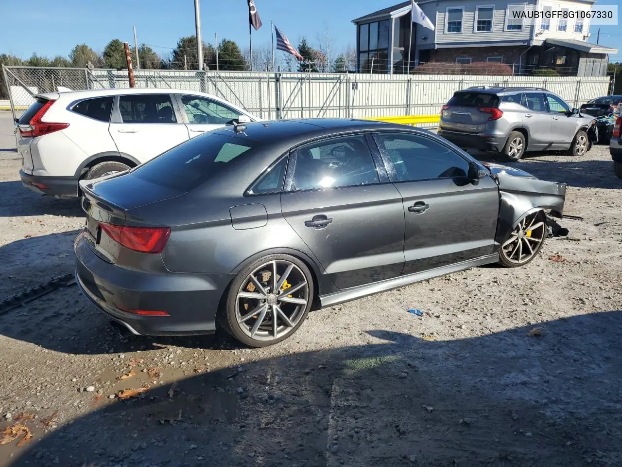 2016 Audi S3 Premium Plus VIN: WAUB1GFF8G1067330 Lot: 82095334