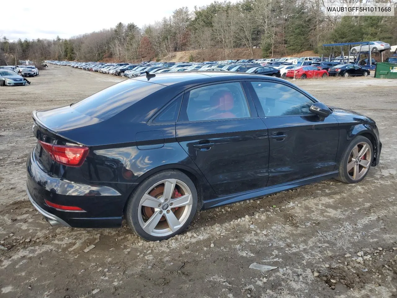 2017 Audi S3 Premium Plus VIN: WAUB1GFF5H1011668 Lot: 41624425