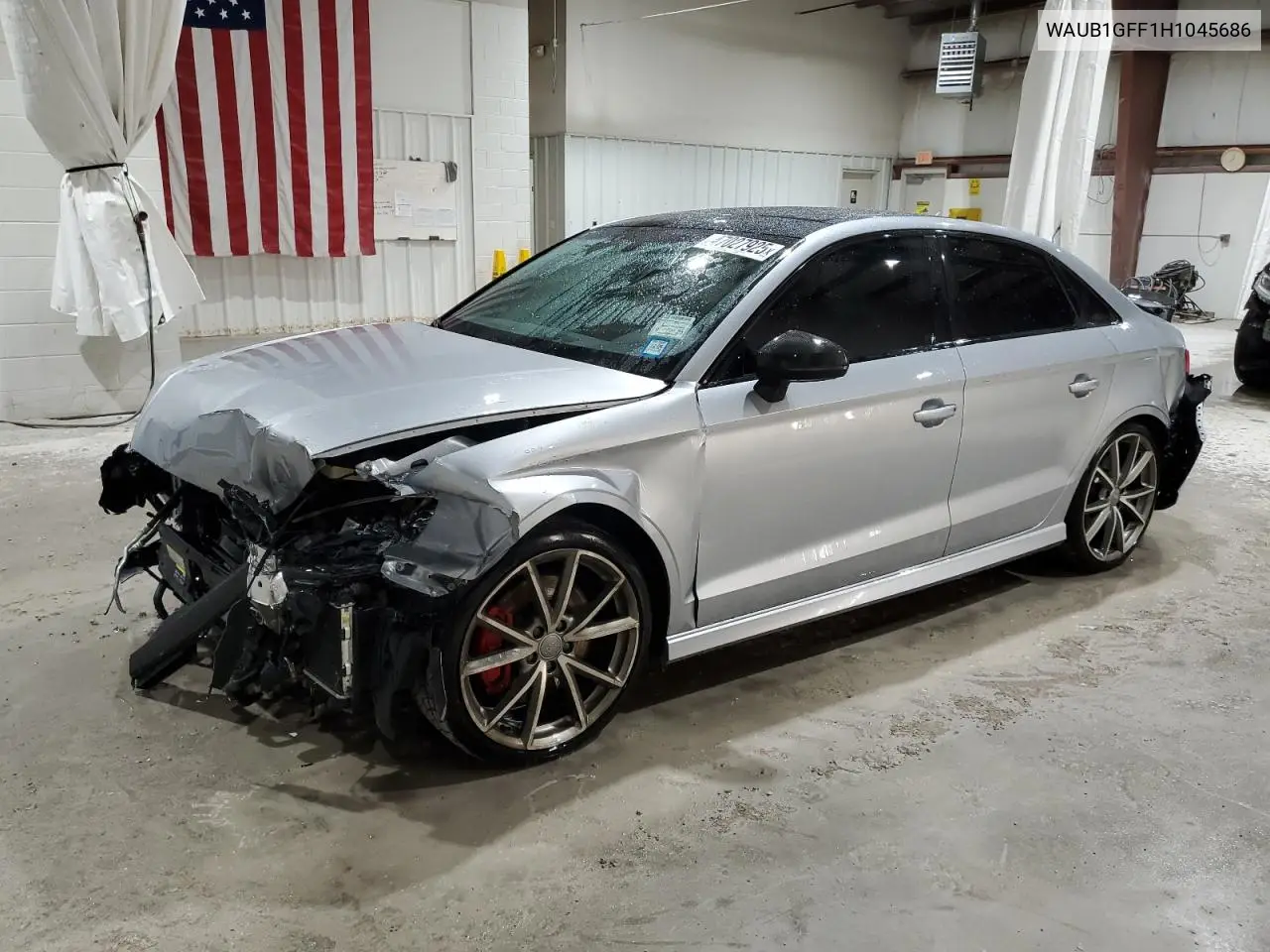 2017 Audi S3 Premium Plus VIN: WAUB1GFF1H1045686 Lot: 47027925