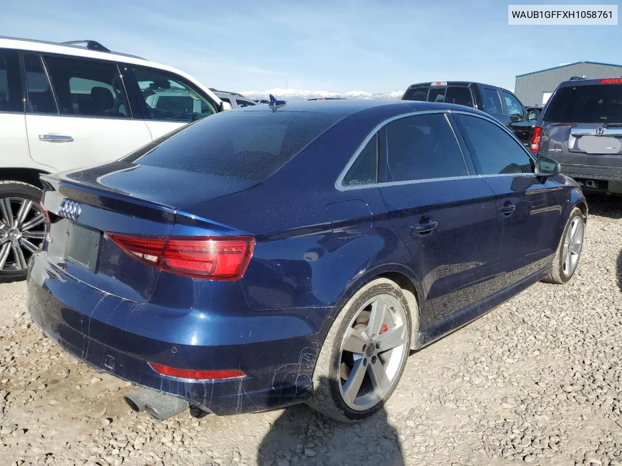 2017 Audi S3 Premium Plus VIN: WAUB1GFFXH1058761 Lot: 48205745