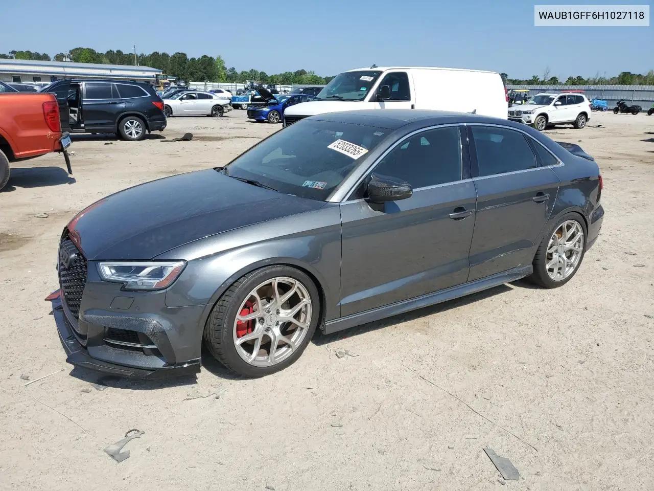 2017 Audi S3 Premium Plus VIN: WAUB1GFF6H1027118 Lot: 52033265