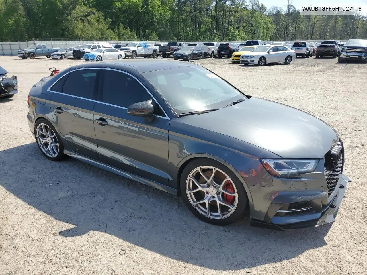 2017 Audi S3 Premium Plus VIN: WAUB1GFF6H1027118 Lot: 52033265