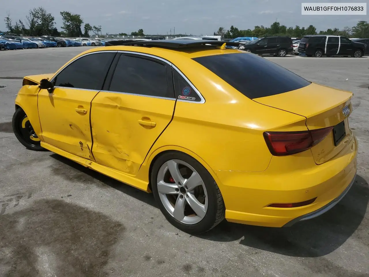 2017 Audi S3 Premium Plus VIN: WAUB1GFF0H1076833 Lot: 53443635