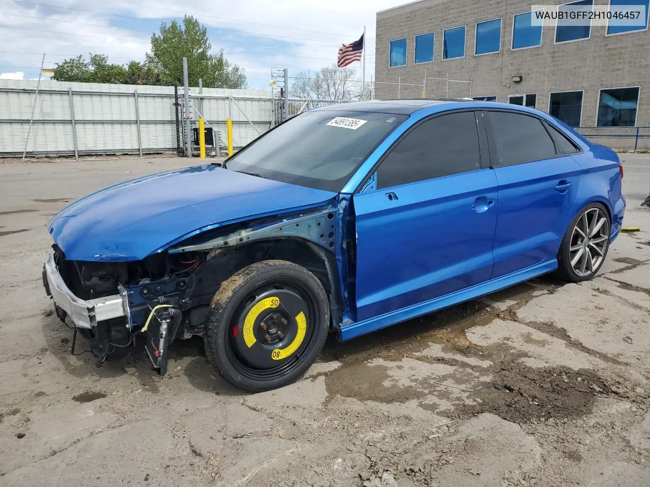 2017 Audi S3 Premium Plus VIN: WAUB1GFF2H1046457 Lot: 54891385