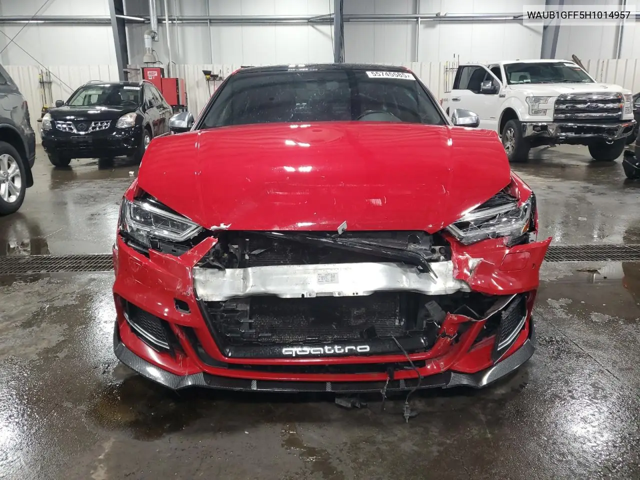 2017 Audi S3 Premium Plus VIN: WAUB1GFF5H1014957 Lot: 55745585
