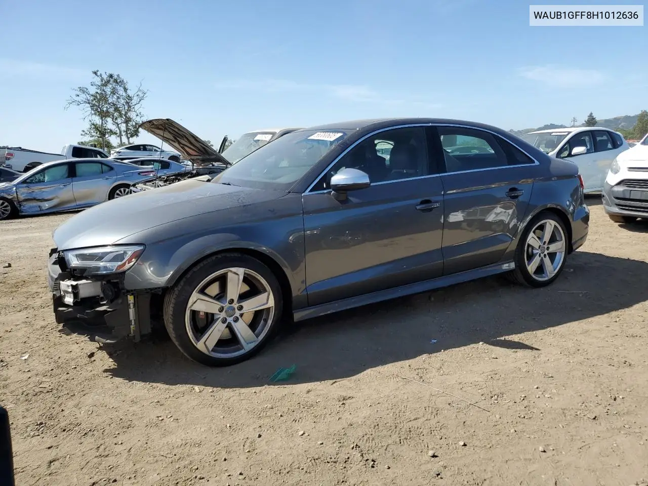2017 Audi S3 Premium Plus VIN: WAUB1GFF8H1012636 Lot: 56380605