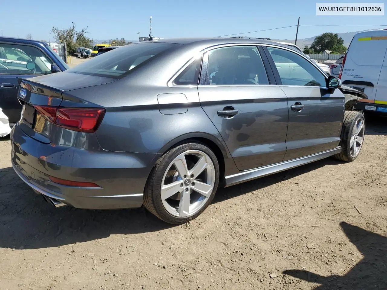 2017 Audi S3 Premium Plus VIN: WAUB1GFF8H1012636 Lot: 56380605
