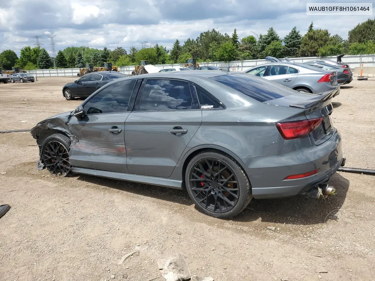 2017 Audi S3 Premium Plus VIN: WAUB1GFF8H1061464 Lot: 58510155