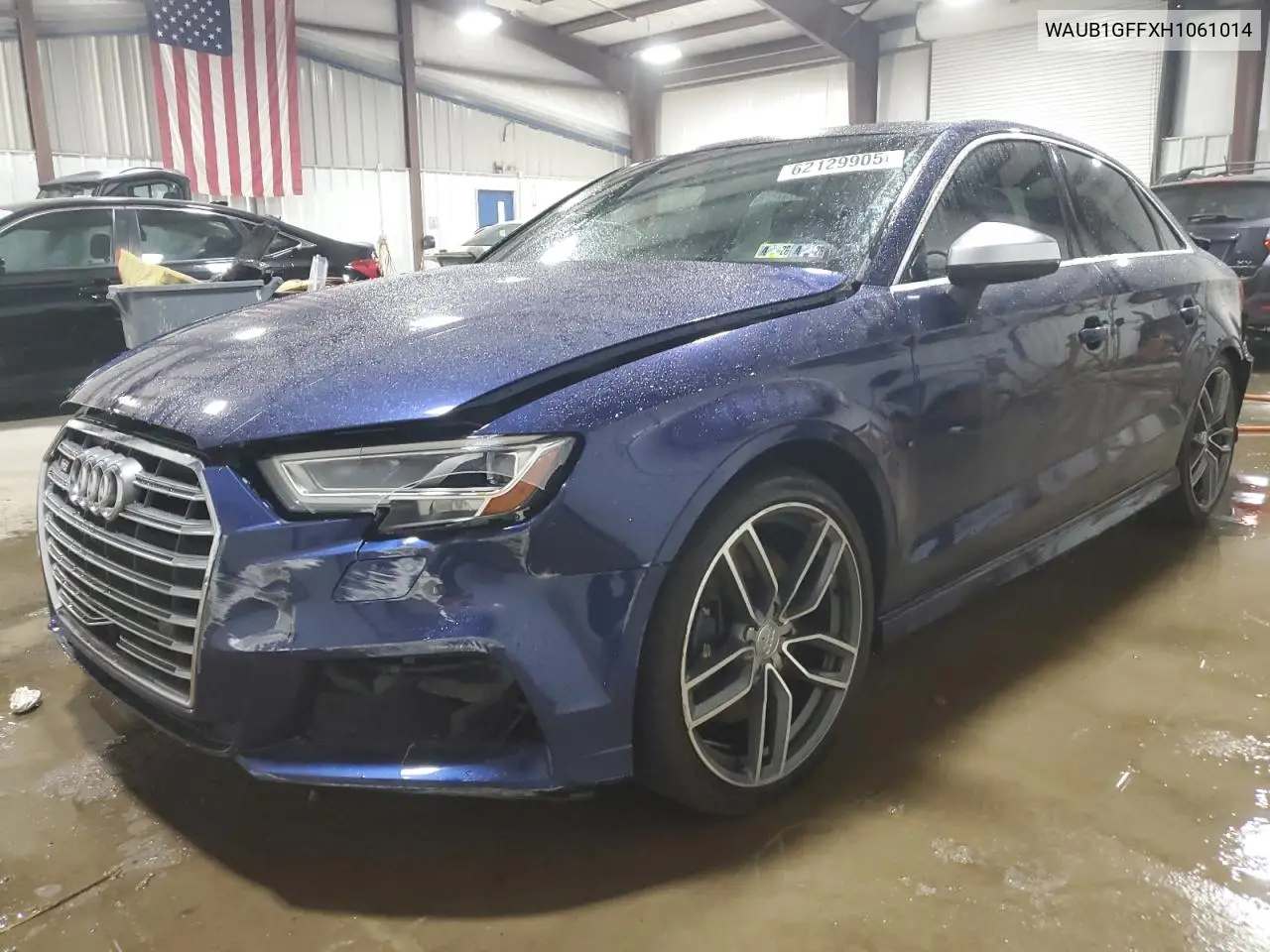 2017 Audi S3 Premium Plus VIN: WAUB1GFFXH1061014 Lot: 62129905