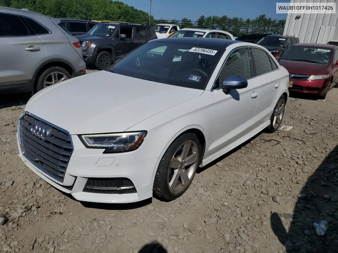 2017 Audi S3 Premium Plus VIN: WAUB1GFF0H1017426 Lot: 62296455