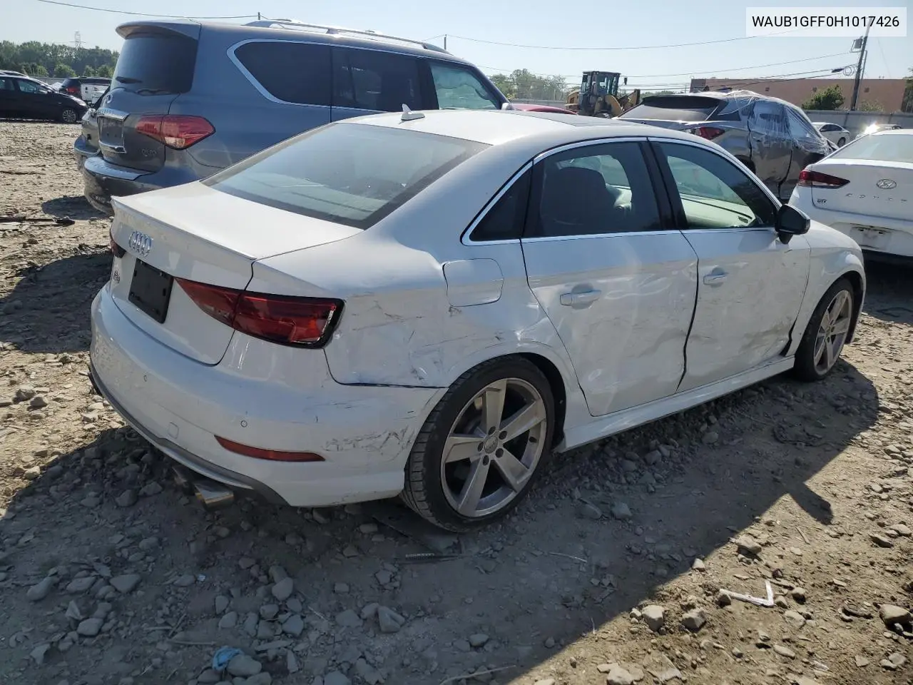 2017 Audi S3 Premium Plus VIN: WAUB1GFF0H1017426 Lot: 62296455