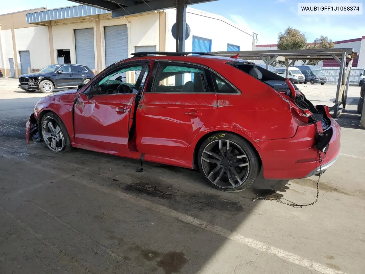 2018 Audi S3 Premium Plus VIN: WAUB1GFF1J1068374 Lot: 52768335