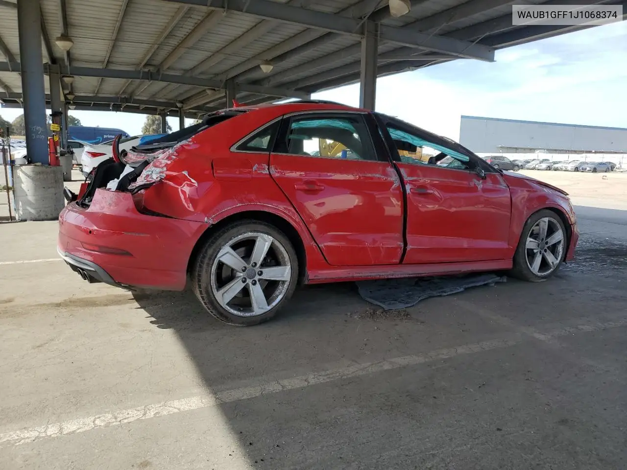 2018 Audi S3 Premium Plus VIN: WAUB1GFF1J1068374 Lot: 52768335