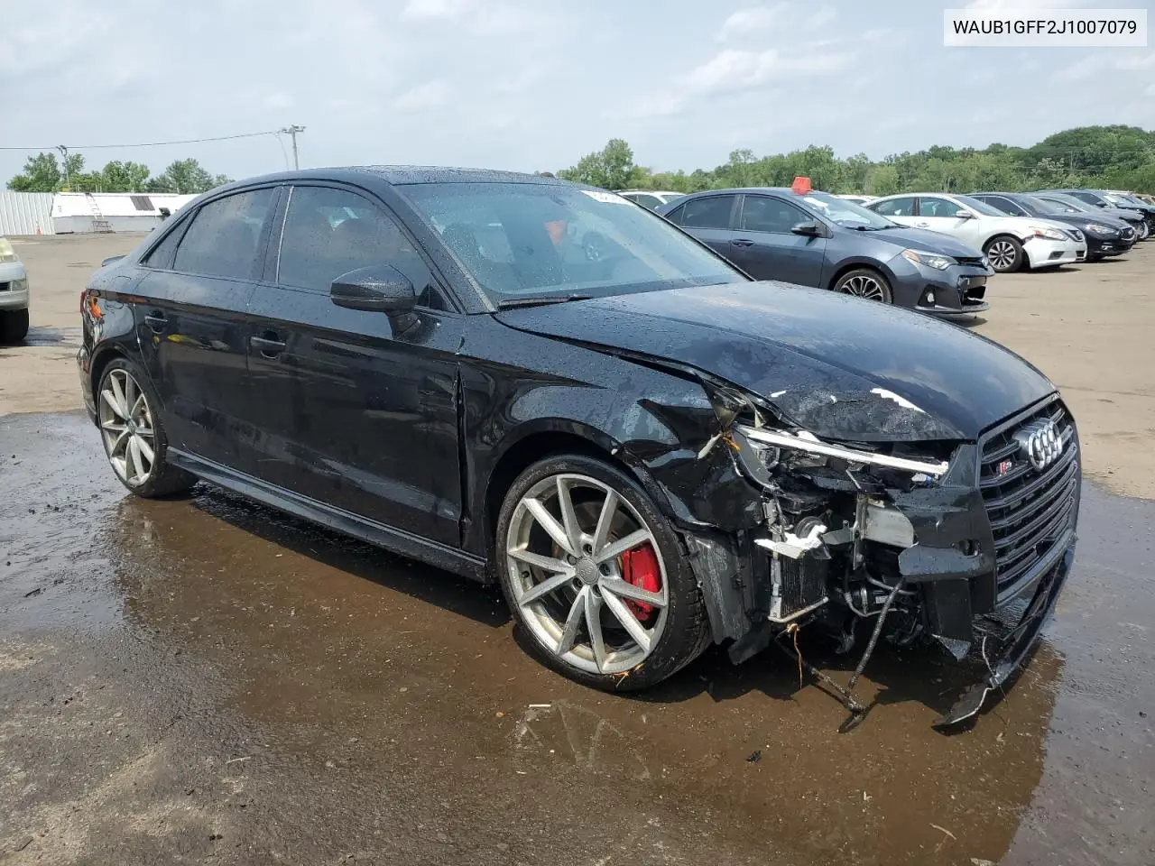 2018 Audi S3 Premium Plus VIN: WAUB1GFF2J1007079 Lot: 60474255