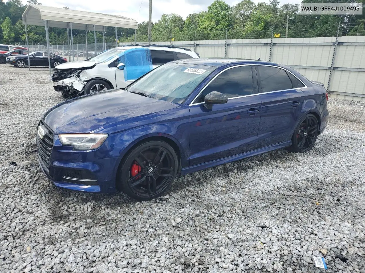 2018 Audi S3 Premium Plus VIN: WAUB1GFF4J1009495 Lot: 60566825
