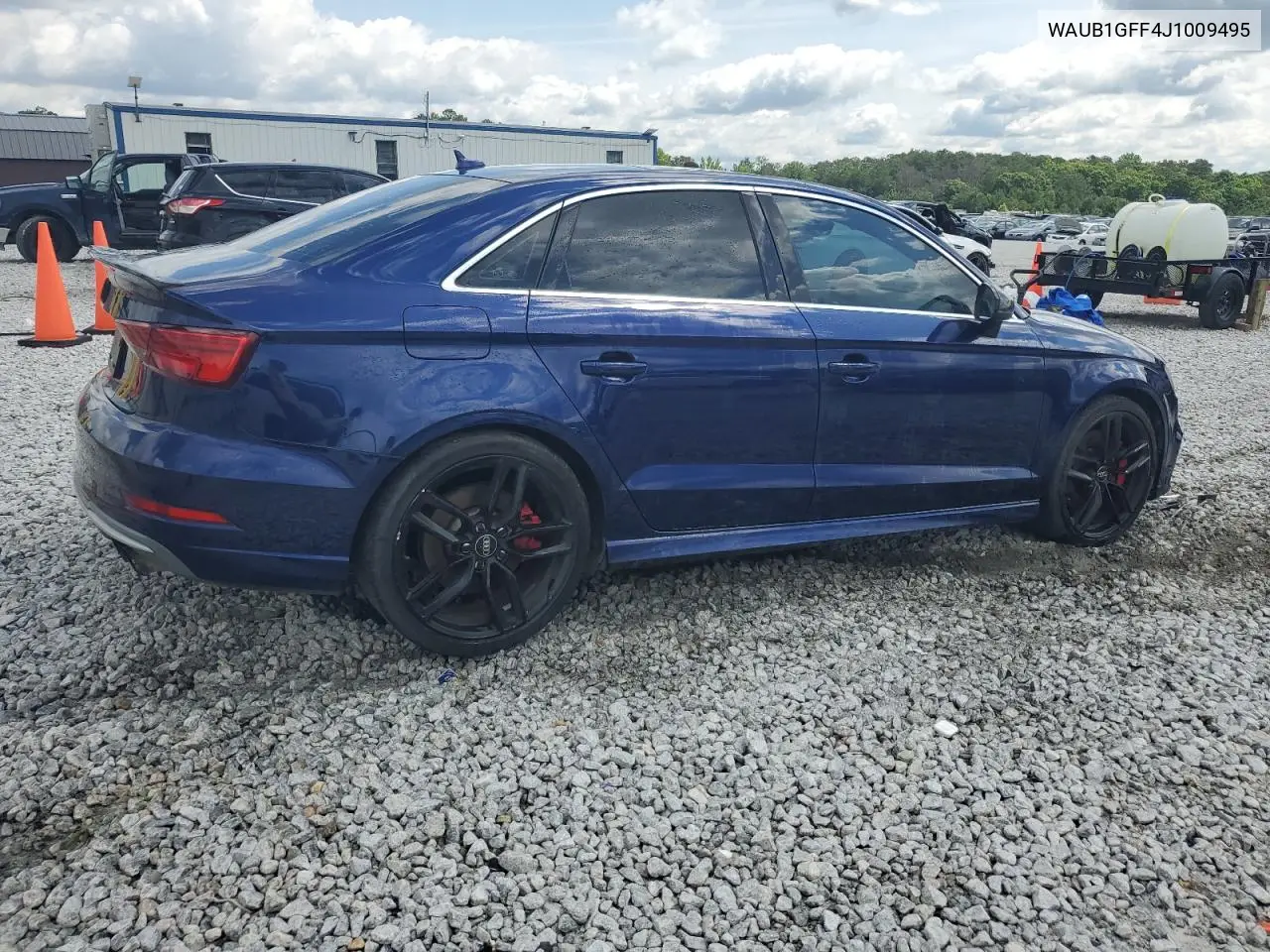 2018 Audi S3 Premium Plus VIN: WAUB1GFF4J1009495 Lot: 60566825