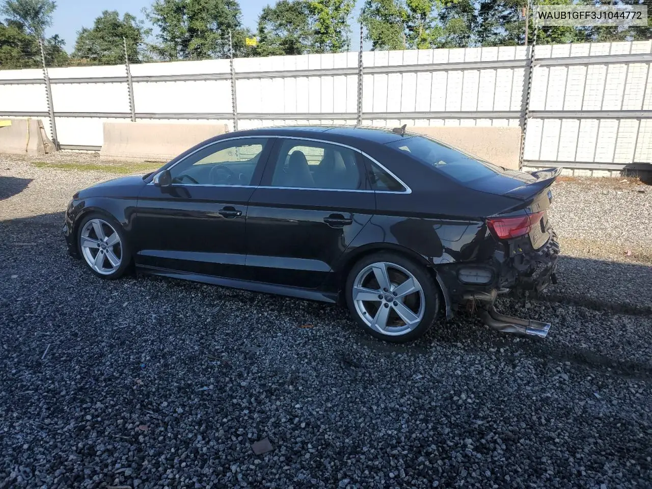 2018 Audi S3 Premium Plus VIN: WAUB1GFF3J1044772 Lot: 61108545