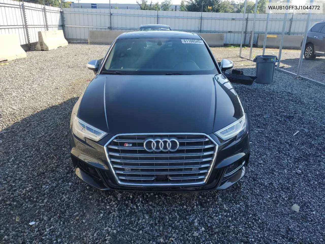2018 Audi S3 Premium Plus VIN: WAUB1GFF3J1044772 Lot: 61108545