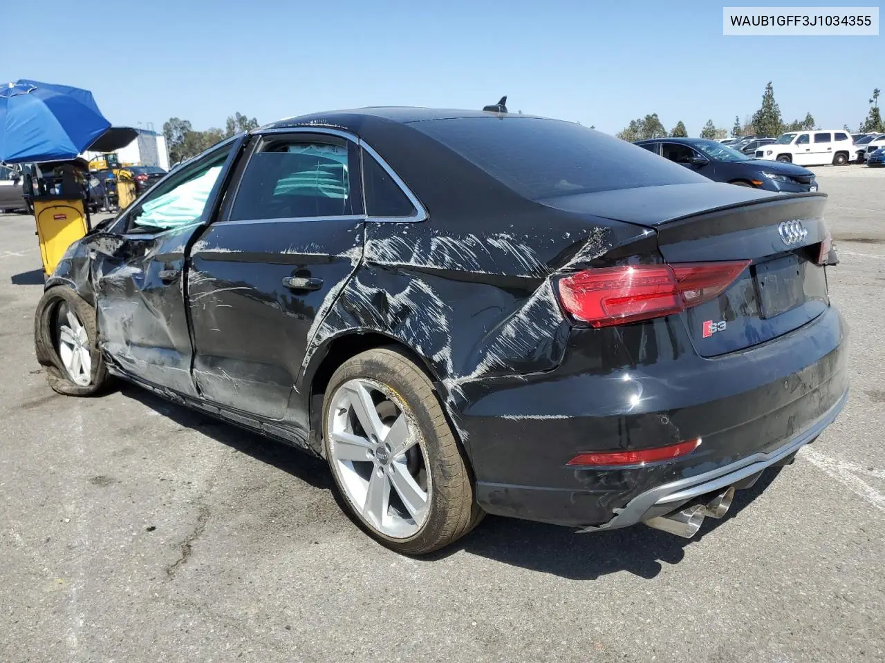 2018 Audi S3 Premium Plus VIN: WAUB1GFF3J1034355 Lot: 61273645
