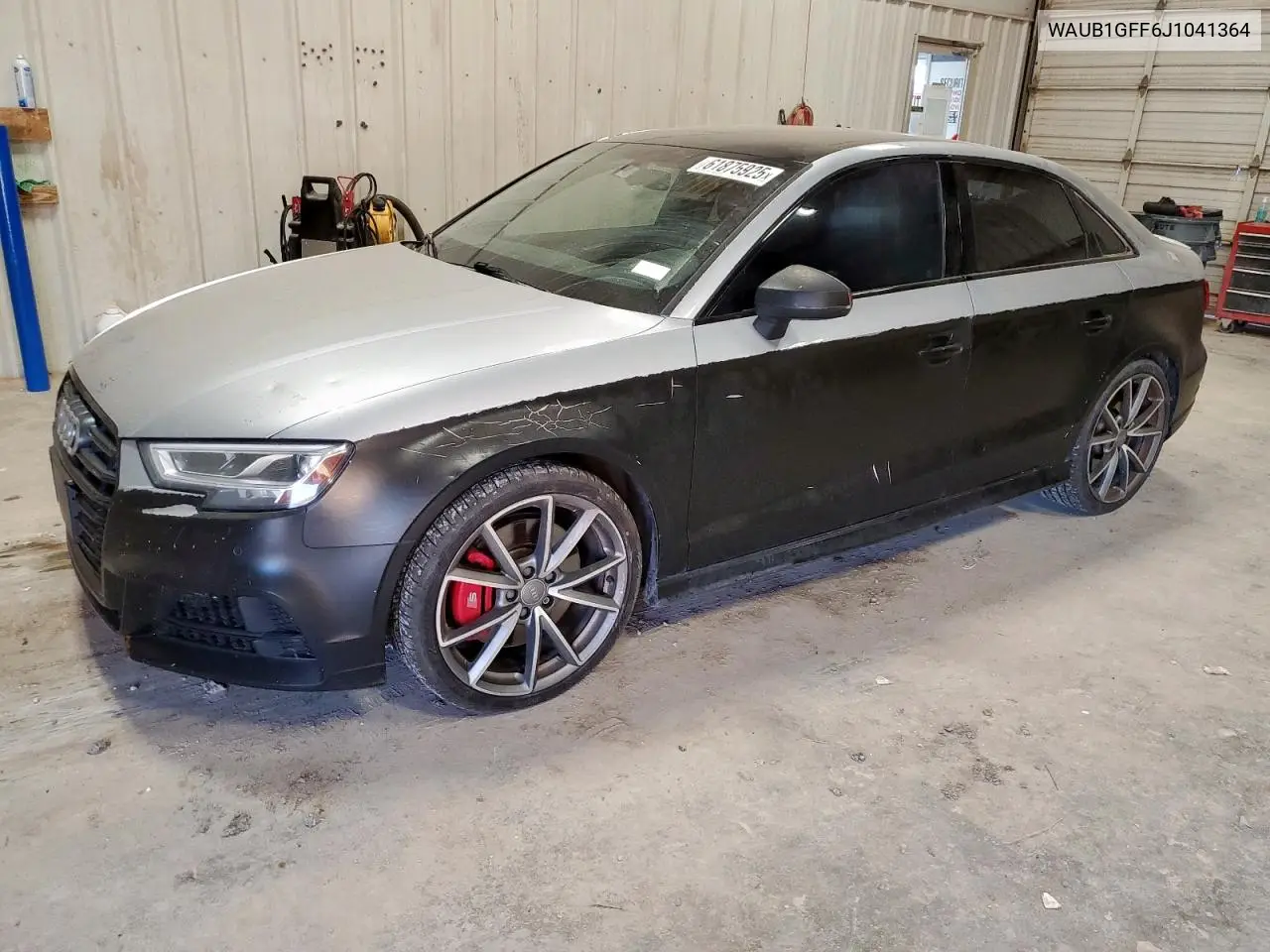 2018 Audi S3 Premium Plus VIN: WAUB1GFF6J1041364 Lot: 61875925