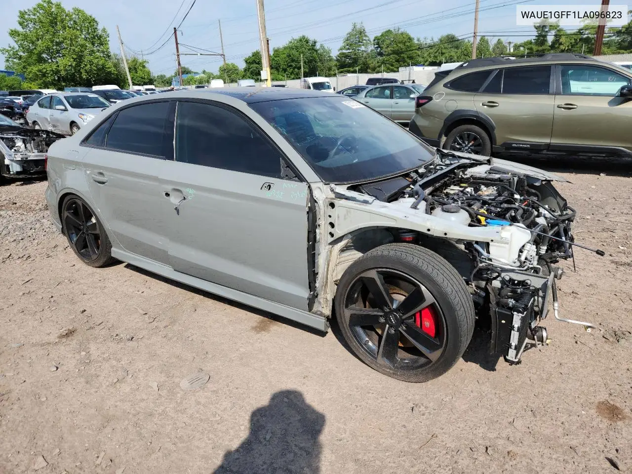 2020 Audi S3 Premium Plus VIN: WAUE1GFF1LA096823 Lot: 62127225