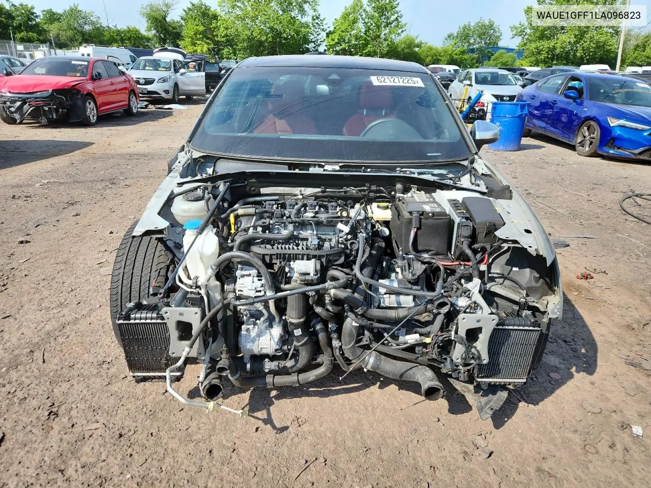 2020 Audi S3 Premium Plus VIN: WAUE1GFF1LA096823 Lot: 62127225