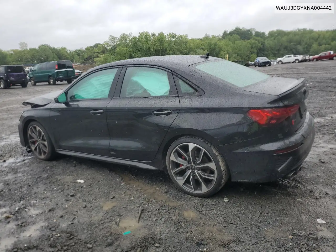2022 Audi S3 Prestige VIN: WAUJ3DGYXNA004442 Lot: 57865985