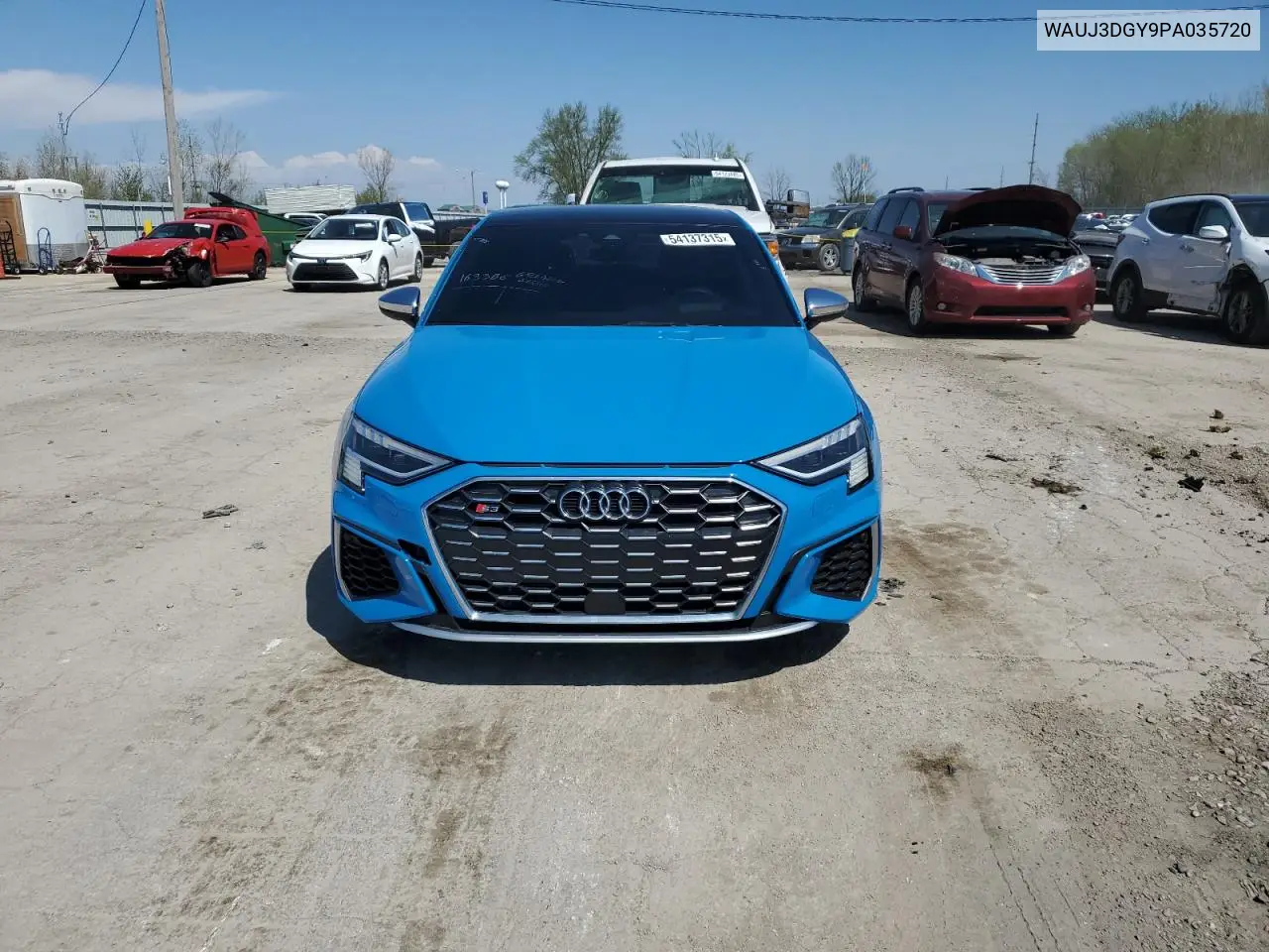 2023 Audi S3 Prestige VIN: WAUJ3DGY9PA035720 Lot: 54137315