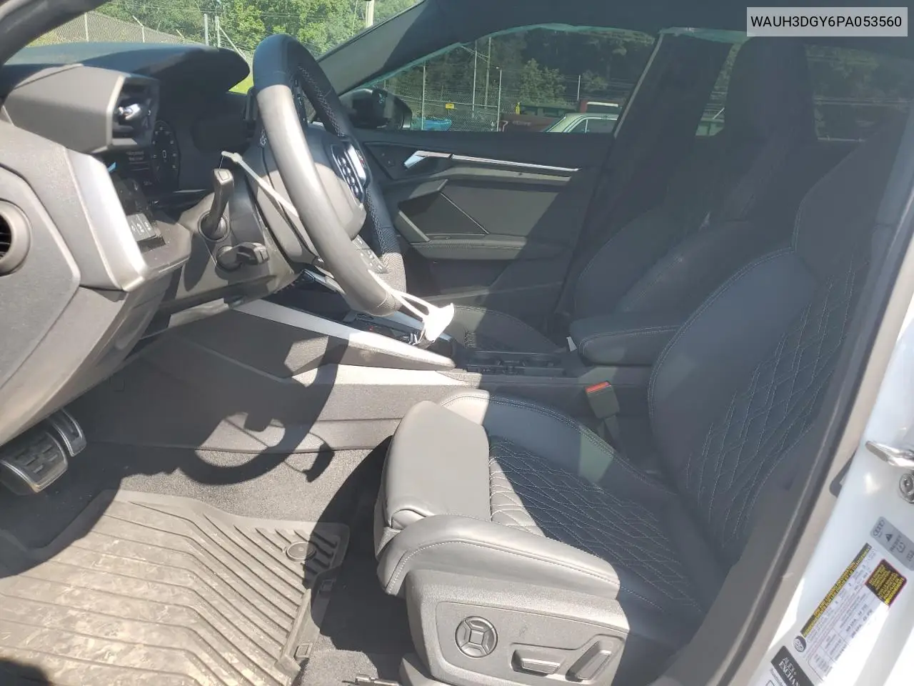 2023 Audi S3 Premium Plus VIN: WAUH3DGY6PA053560 Lot: 61539695