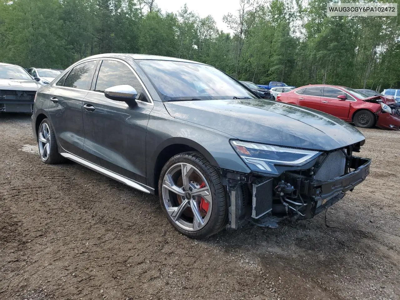 2023 Audi S3 Premium VIN: WAUG3CGY6PA102472 Lot: 63272125