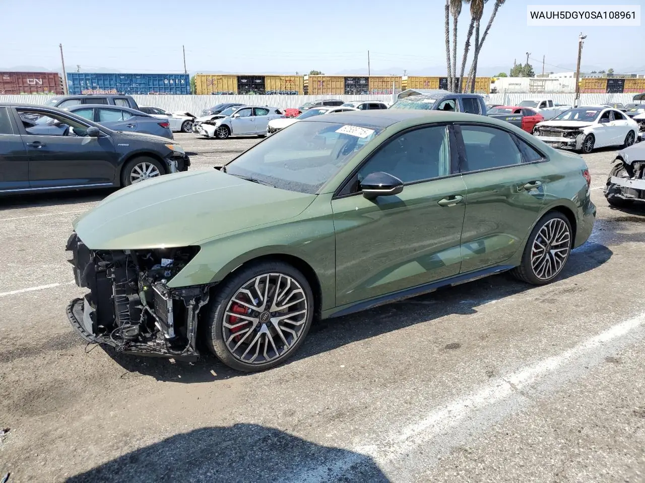 2025 Audi S3 Premium Plus VIN: WAUH5DGY0SA108961 Lot: 62536715