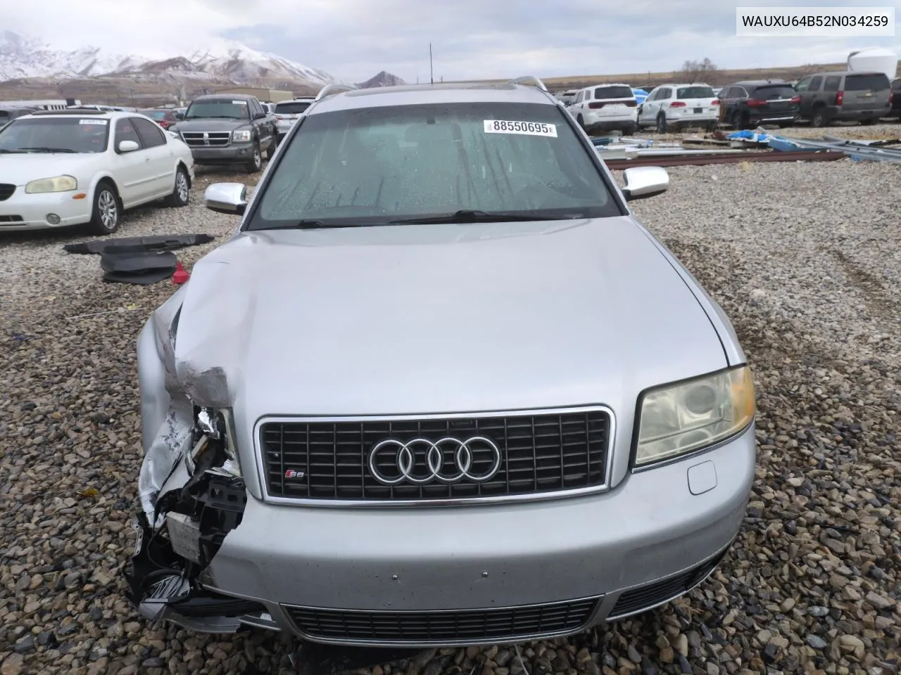 2002 Audi S6 Avant Quattro VIN: WAUXU64B52N034259 Lot: 88550695