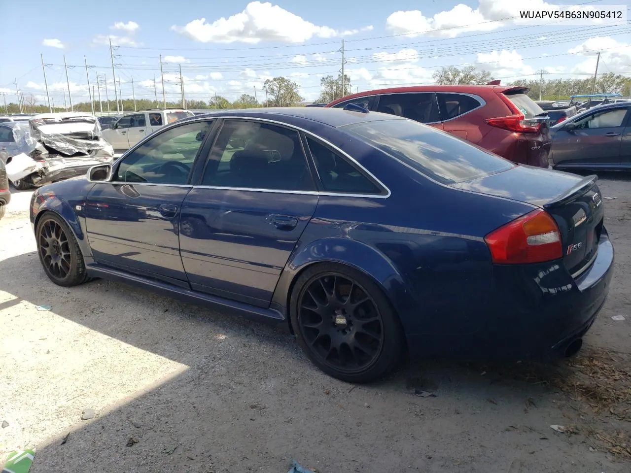 2003 Audi Rs6 VIN: WUAPV54B63N905412 Lot: 76925444