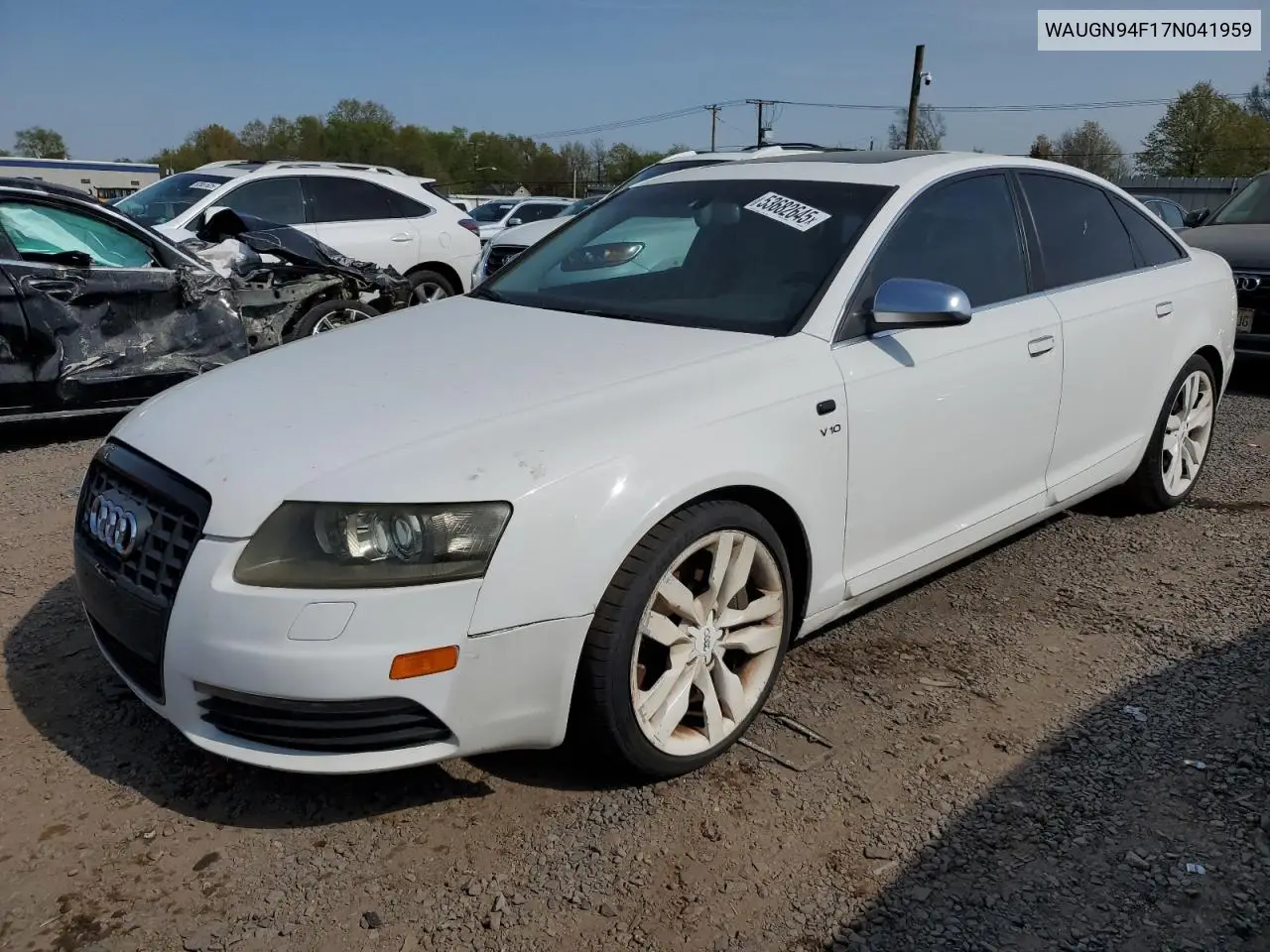 2007 Audi S6 Quattro VIN: WAUGN94F17N041959 Lot: 53682645