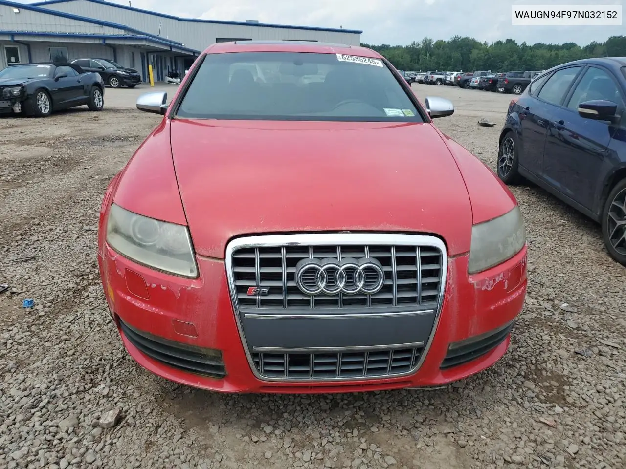 2007 Audi S6 Quattro VIN: WAUGN94F97N032152 Lot: 62535245